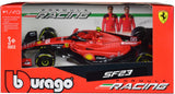 Bburago: 1:43 Diecast Vehicle - Ferrari Racing (SF23 #55 Carlos Sainz)