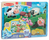 Blues Clues & You! Wooden Musical Farm Sound Puzzle - 6 Pieces