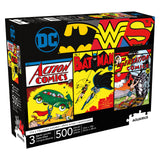 Aquarius: DC Comics - 3 Puzzle Set (3x 500pc Jigsaws) Board Game