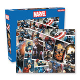 Aquarius: Marvel - Captain America Panels (500pc Jigsaw)