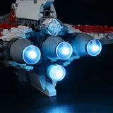 BrickFans: Ahsoka Tano's T-6 Jedi Shuttle - Light Kit