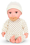 LullaBaby: 14" Baby Doll with Ivory Polka Dot Pajamas - Fair Skin Tone