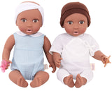 Babi : 14" Twin Boy & Girl Baby Dolls - Warm Skin Tone