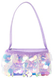 Pink Poppy: Shimmering Mermaid - Iridescent Disc Sequin Handbag