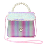 Pink Poppy: Shimmering Mermaid - Sequin Hard Handbag