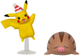 Pokemon: Battle Figure Pack - Holiday Pikachu & Swinub