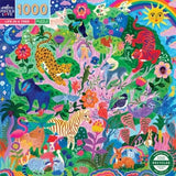 eeBoo: Life in a Tree - Square Puzzle (1000pc Jigsaw) Board Game