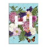 Galison: Puzzle - Greeting Card Say It With Flowers Hi (60pc Jigsaw) Board Game