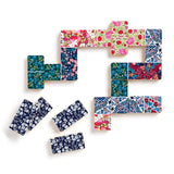 Domino Set - Liberty Floral Wood Board Game