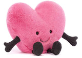 Jellycat: Amuseable Pink Heart - Large Plush Toy