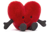 Jellycat: Amuseable Red Heart - Little Plush Toy