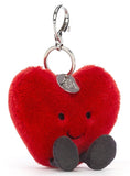 Jellycat: Amuseable Heart Bag Charm - Plush Toy