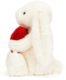 Jellycat: Bashful Red Love Heart Bunny - Medium Plush