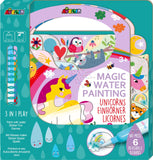 Avenir: 3 in 1 Play Book Magic Water Painting - Unicorns