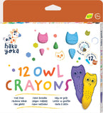 Haku Yoka: Owl Crayons (24-Pack)