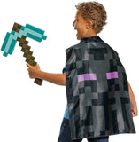 Minecraft: Diamond Pickaxe & Enderman Cape - Roleplay Set