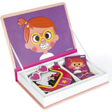 Janod: Girls Crazy Faces Magneti'book