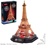 Cubic Fun: 3D Puzzle Eiffel Tower - Night Edition Board Game