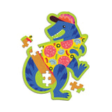 Mudpuppy: Scratch & Sniff Pizzasaurus - Shaped Mini Puzzle (48pc Jigsaw)