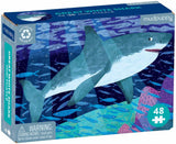 Mudpuppy: Great White Shark - Mini Puzzle (48pc Jigsaw)