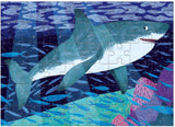 Mudpuppy: Great White Shark - Mini Puzzle (48pc Jigsaw)