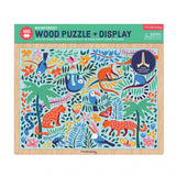 Mudpuppy: Rainforest - Wood Puzzle + Display (100pc Jigsaw)