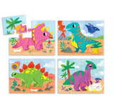 Mudpuppy: Dino Friends - 4-in-a-Box Puzzle Set (4x Jigsaws) Board Game