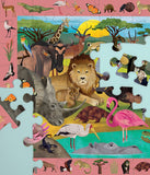 Mudpuppy: African Safari - Search & Find Puzzle (64pc Jigsaw) Board Game