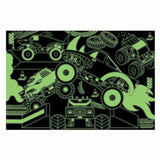 Mudpuppy: Monster Trucks - Glow in the Dark Puzzle (100pc Jigsaw) Board Game