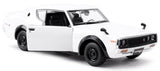 Maisto Special Edition: 1:24 Die-cast Vehicle - 1973 Nissan Skyline 2000 GT-R KPGC110 (White)