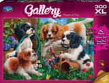Holdson: Puppies at Play - Gallery Series XL Piece Puzzle (300pc Jigsasw) Board Game