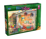 Holdson: She Shed - His & Hers Puzzle (1000pc Jigsaw) Board Game