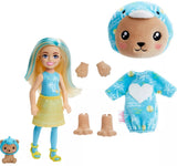 Barbie: Cutie Reveal - Chelsea Teddy Bear as Dolphin Doll (Blind Box)