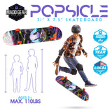 Madd Gear 31" Popsicle LTR Skateboard - Zootoxin