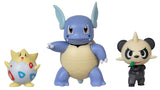 Pokémon: Battle Figure 3-Pack W17 - Togepi, Wartortle & Pancham