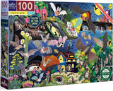 eeBoo: Love of Bats Puzzle (100pc Jigsaw) Board Game