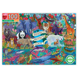 eeBoo: Planet Earth Puzzle (100pc Jigsaw) Board Game