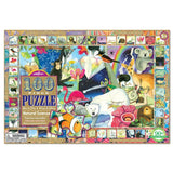 eeBoo: Natural Science Puzzle (100pc Jigsaw) Board Game