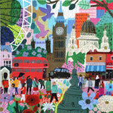 eeBoo: London Life Puzzle (1000pc Jigsaw) Board Game