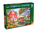 Holdson: Farmers Market - Farm & Country Puzzle (1000pc Jigsaw) Board Game