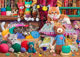 Holdson: Crochet Kittens - Cat Napping Puzzle (1000pc Jigsaw) Board Game