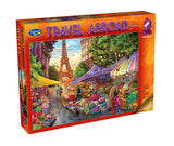 Holdson: Flower Market Paris - Travel Abroad Puzzle (1000pc Jigsaw) Board Game