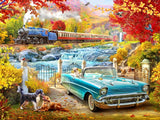 Holdson: Train In Fall - A Road Less Travelled Puzzle (1000pc Jigsaw) Board Game