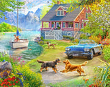 Holdson: Summer Lake House - A Road Less Travelled Puzzle (1000pc Jigsaw) Board Game