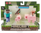 Minecraft: Action Figure 2-Pack - Steve & Pigs