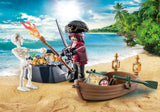 Playmobil: Pirate with Rowing Boat Starter