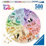 Ravensburger: Circle of Colors - Animals Puzzle (500pc Jigsaw) Board Game