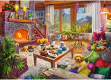 Ravensburger: Cozy Cabin Puzzle (1000pc Jigsaw) Board Game