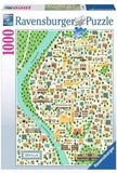 Ravensburger: Map of Seville Puzzle (1000pc Jigsaw) Board Game