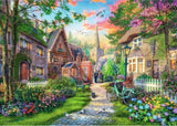 Ravensburger: Down the Lane - Church Lane Puzzle (1000pc Jigsaw) Board Game